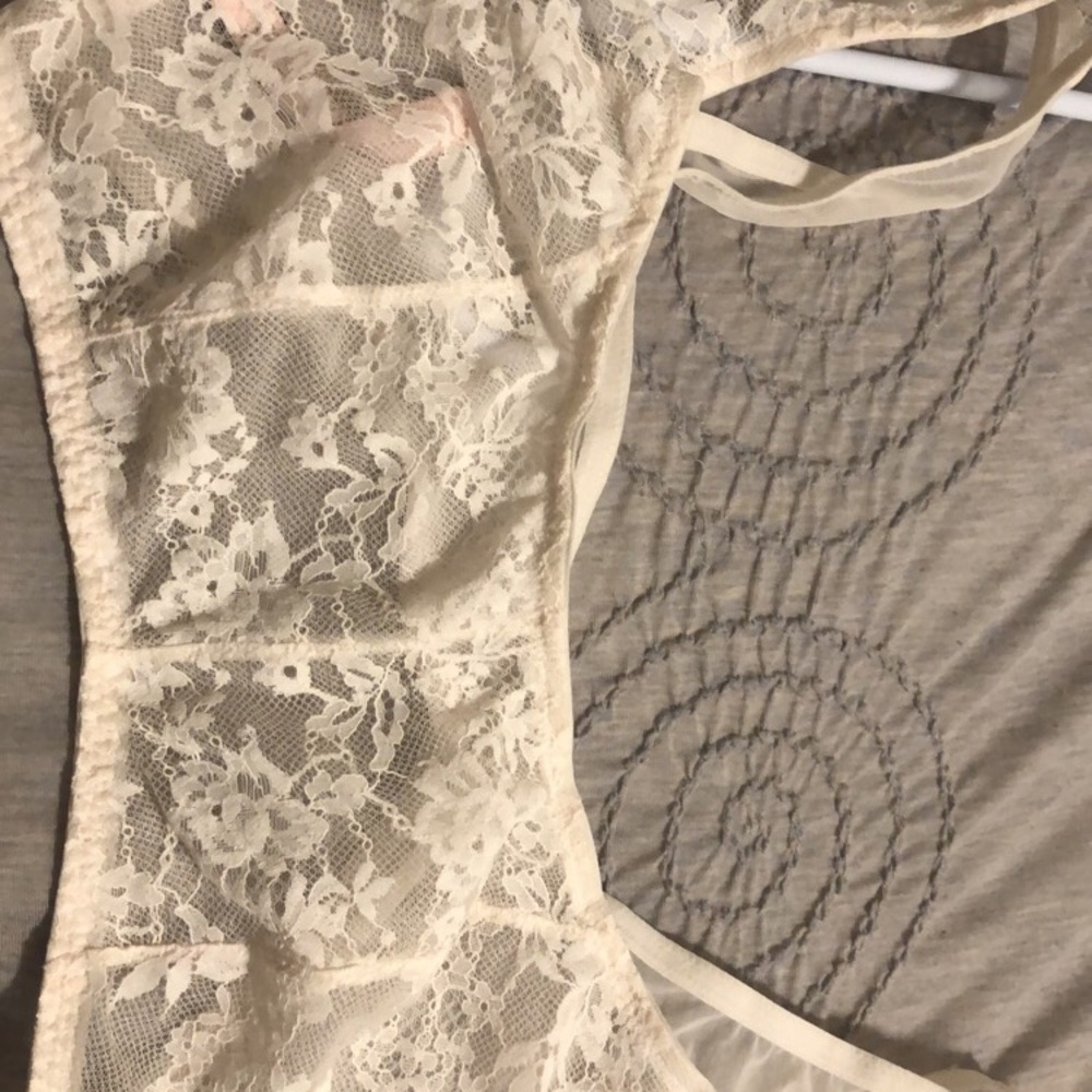 Cream Lace Bralette from Victoria Secret